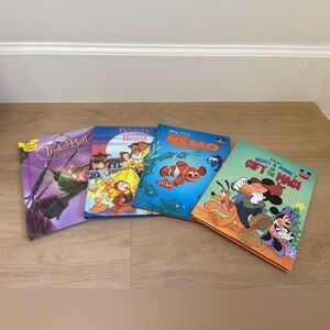 Set of Four Disney Storybook Collection